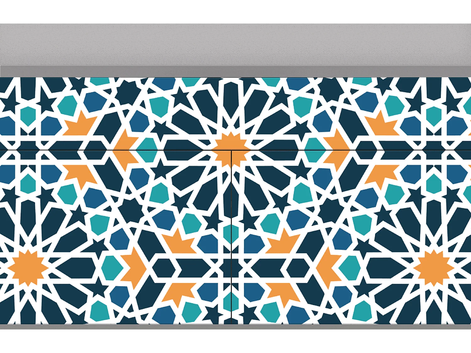 Credenza - 115x85x48 cm - BS4 - Kaleidoscope, Grigio