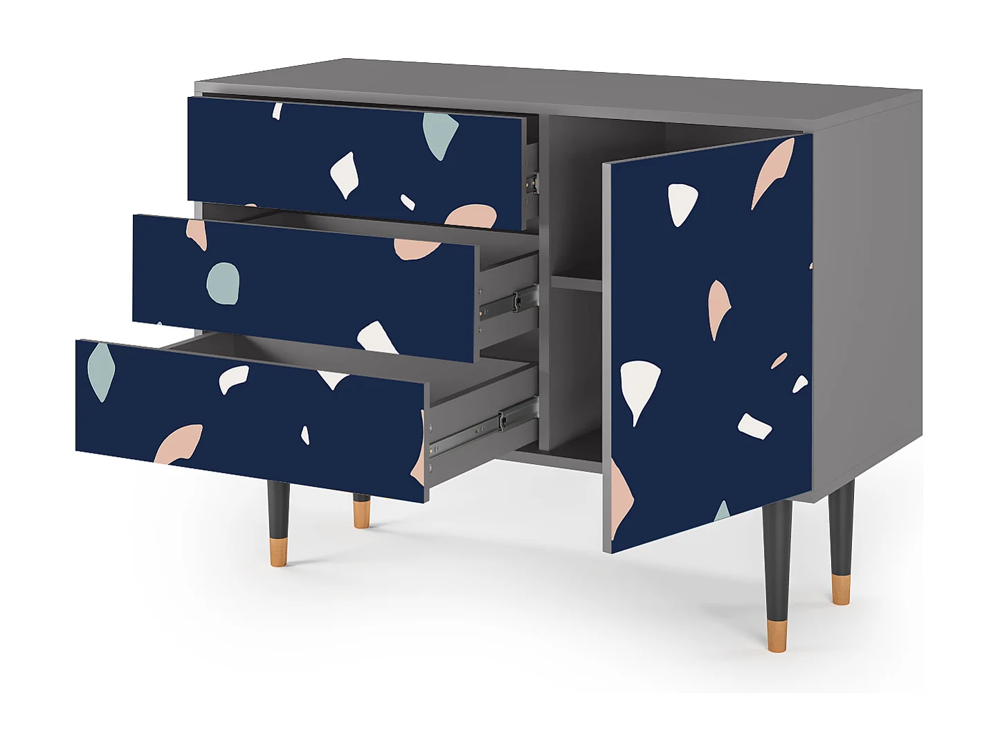 Credenza - 115х84х41 cm - S3 - Space Satellites, Grigio