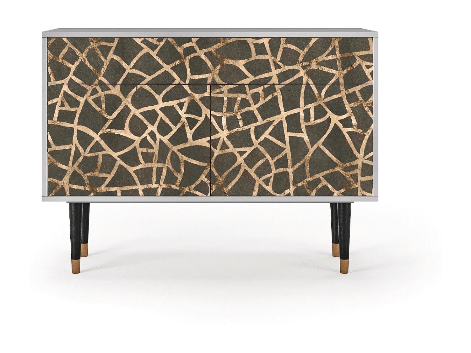 Credenza - 115x85x48 cm - BS4 - Enlarged Leaf, Grigio