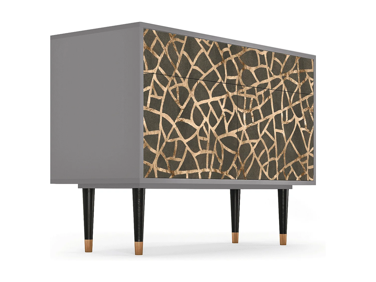 Buffet - 115x85x48 cm - BS4 - Enlarged Leaf, Gris