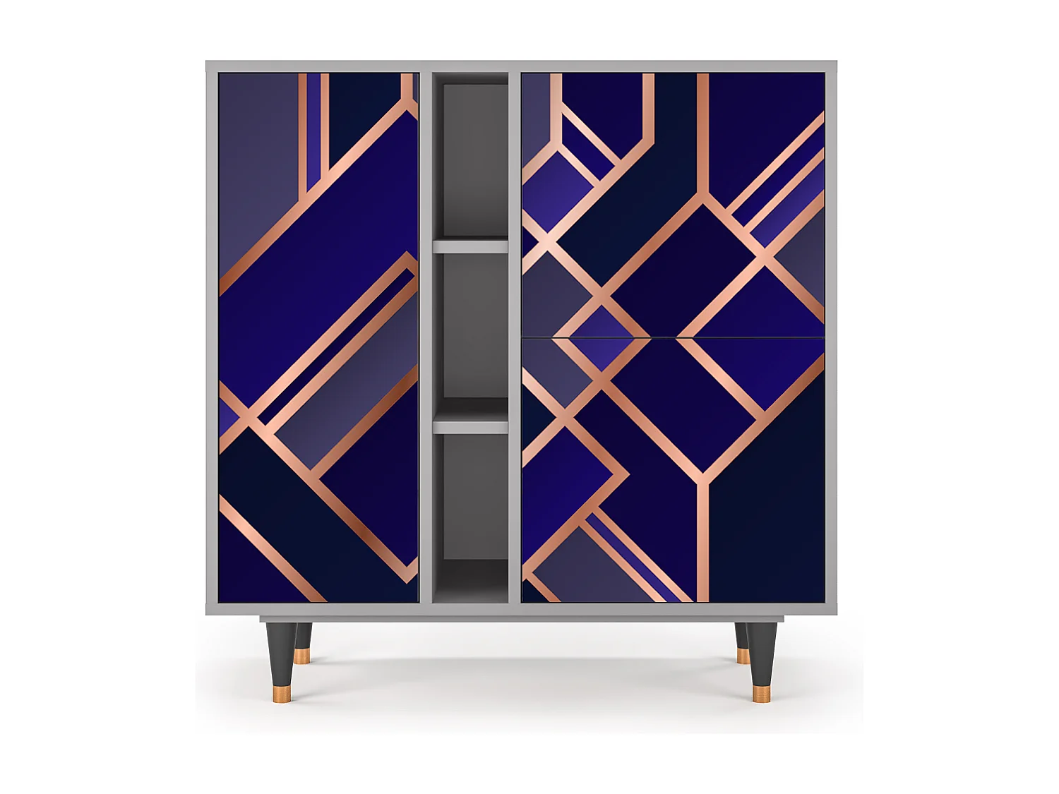 Buffet - 94х96х41 cm - BS5 - Aquamarine Getsby, Gris