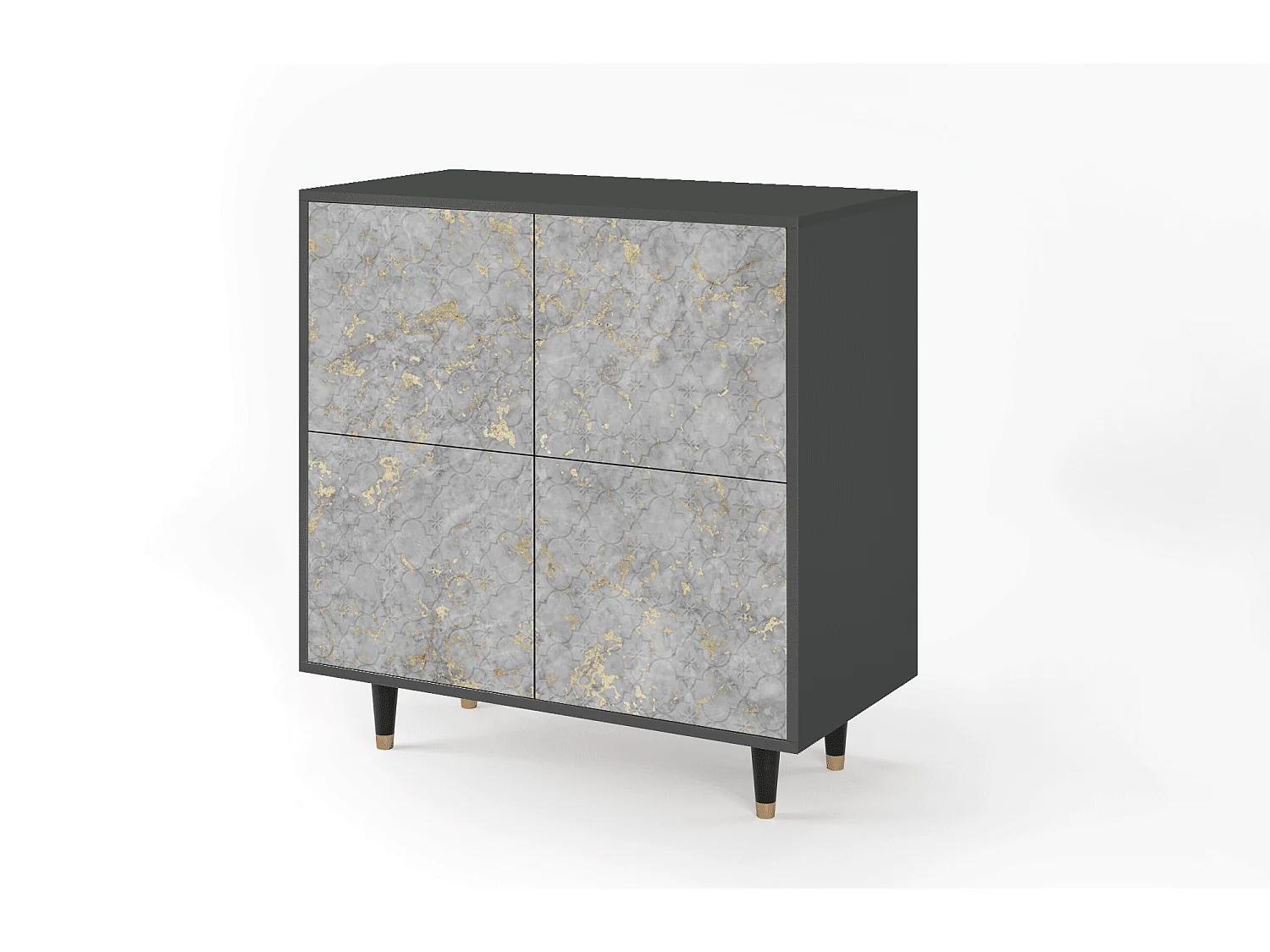 Aparador - 94x96x48 cm - BS3 - Mariana Trench, Antracite