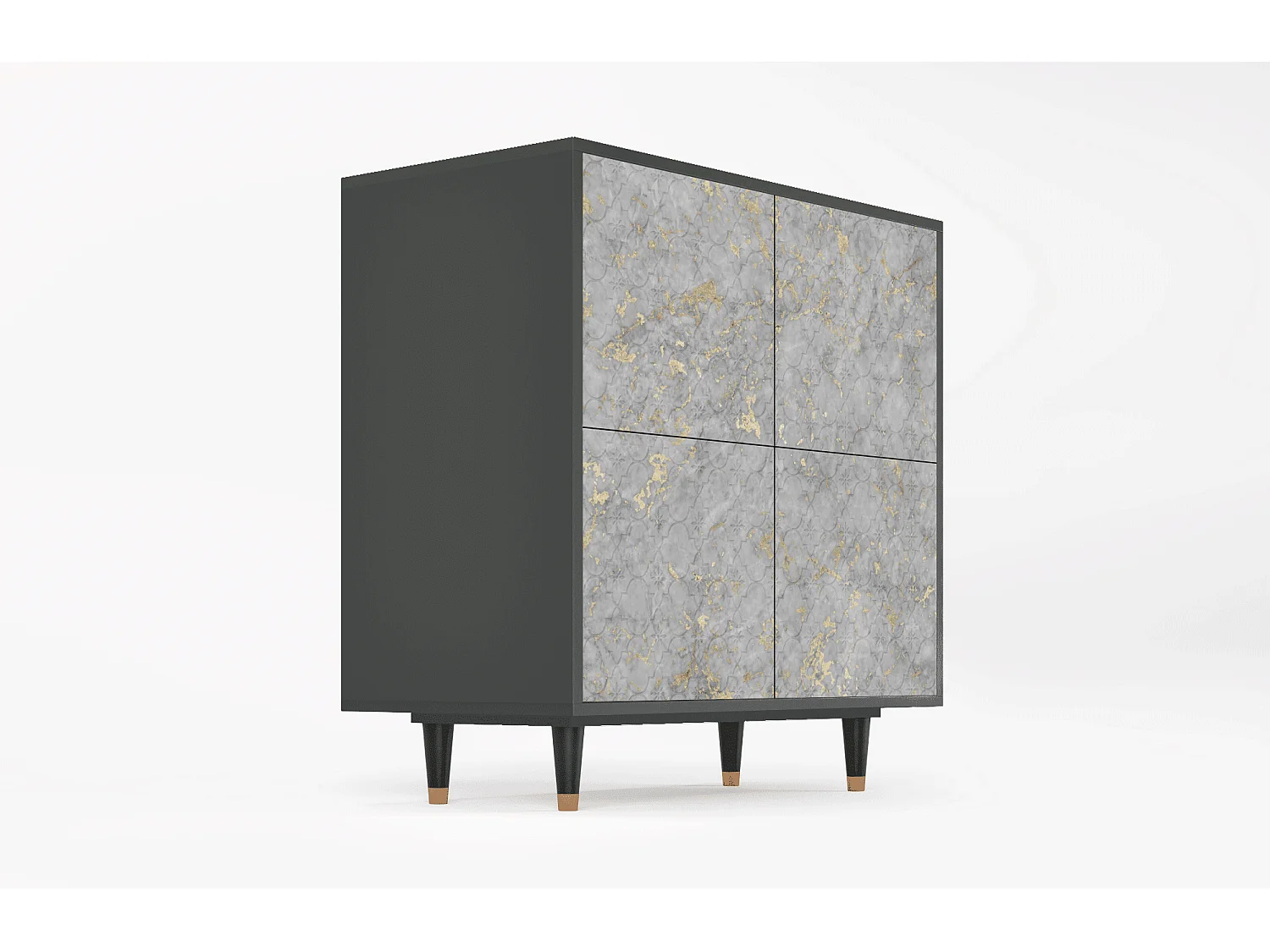 Aparador - 94x96x48 cm - BS3 - Mariana Trench, Antracite