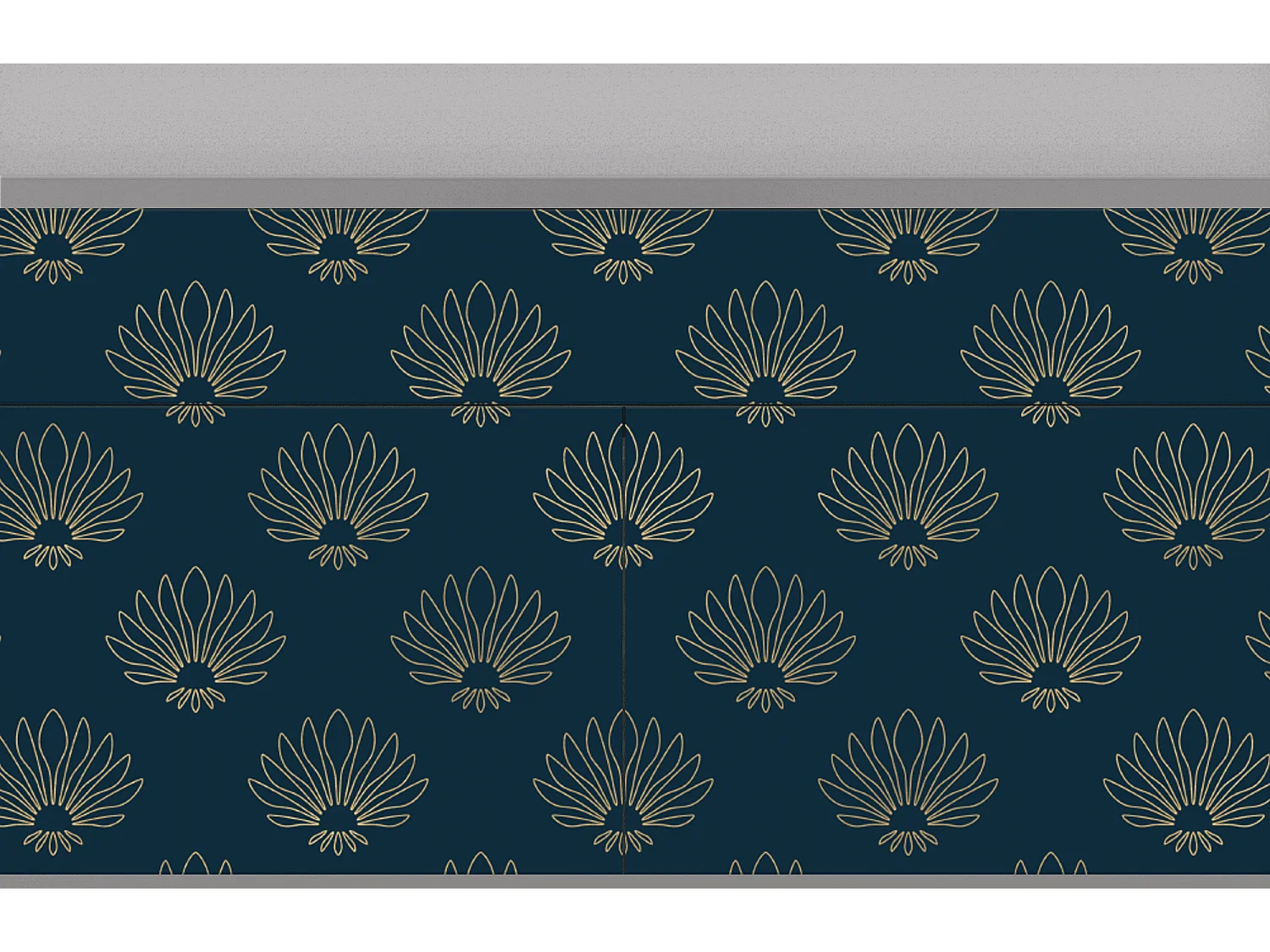 Buffet - 115x85x48 cm - BS4 - Blue Lotus, Gris