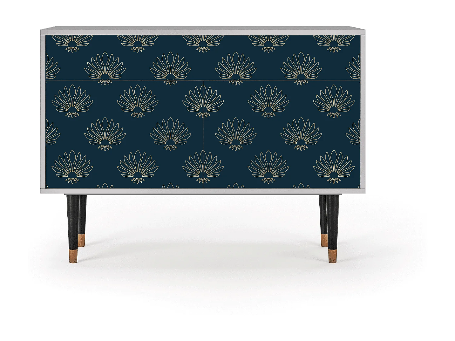 Buffet - 115x85x48 cm - BS4 - Blue Lotus, Gris