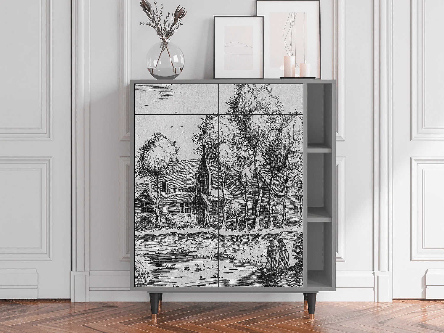Buffet - 96х110х41 cm - BS6 - A Pond, Gris