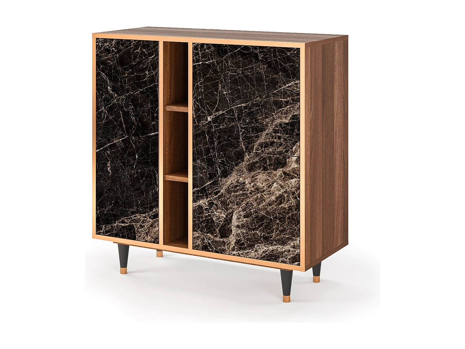 Buffet - 94х96х41 cm - BS5 - Night Abyss, Noyer