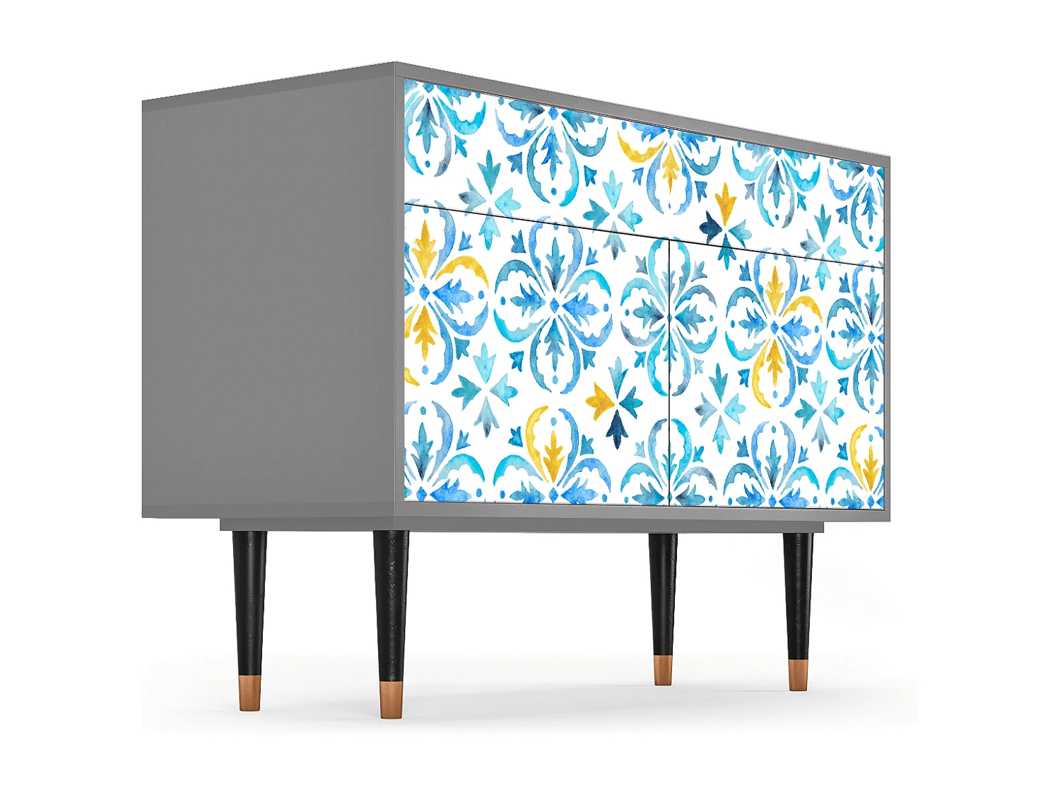 Buffet - 115x85x48 cm - BS4 - Lisbon Flover, Gris