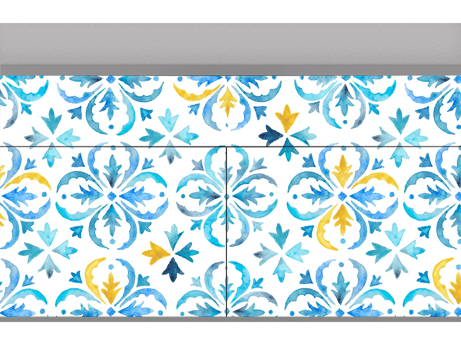 Buffet - 115x85x48 cm - BS4 - Lisbon Flover, Gris