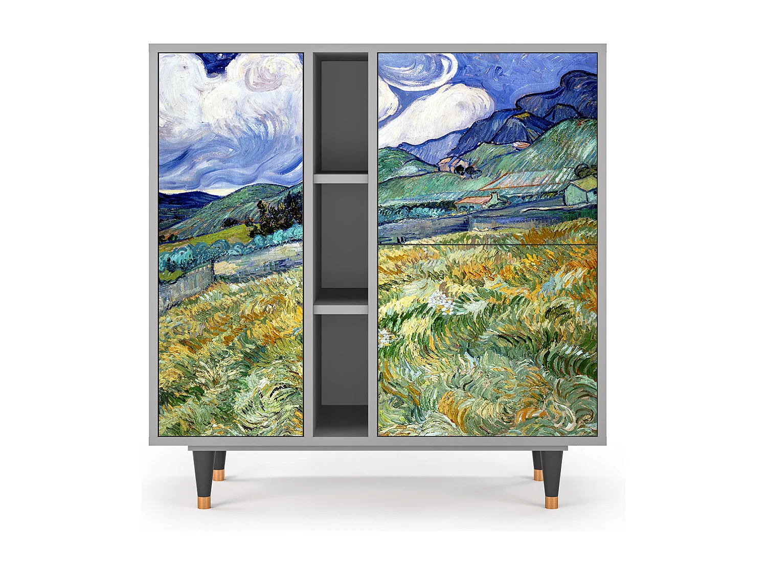 Dressoir - 94х96х41 cm - BS5 - Landscape, Grijs