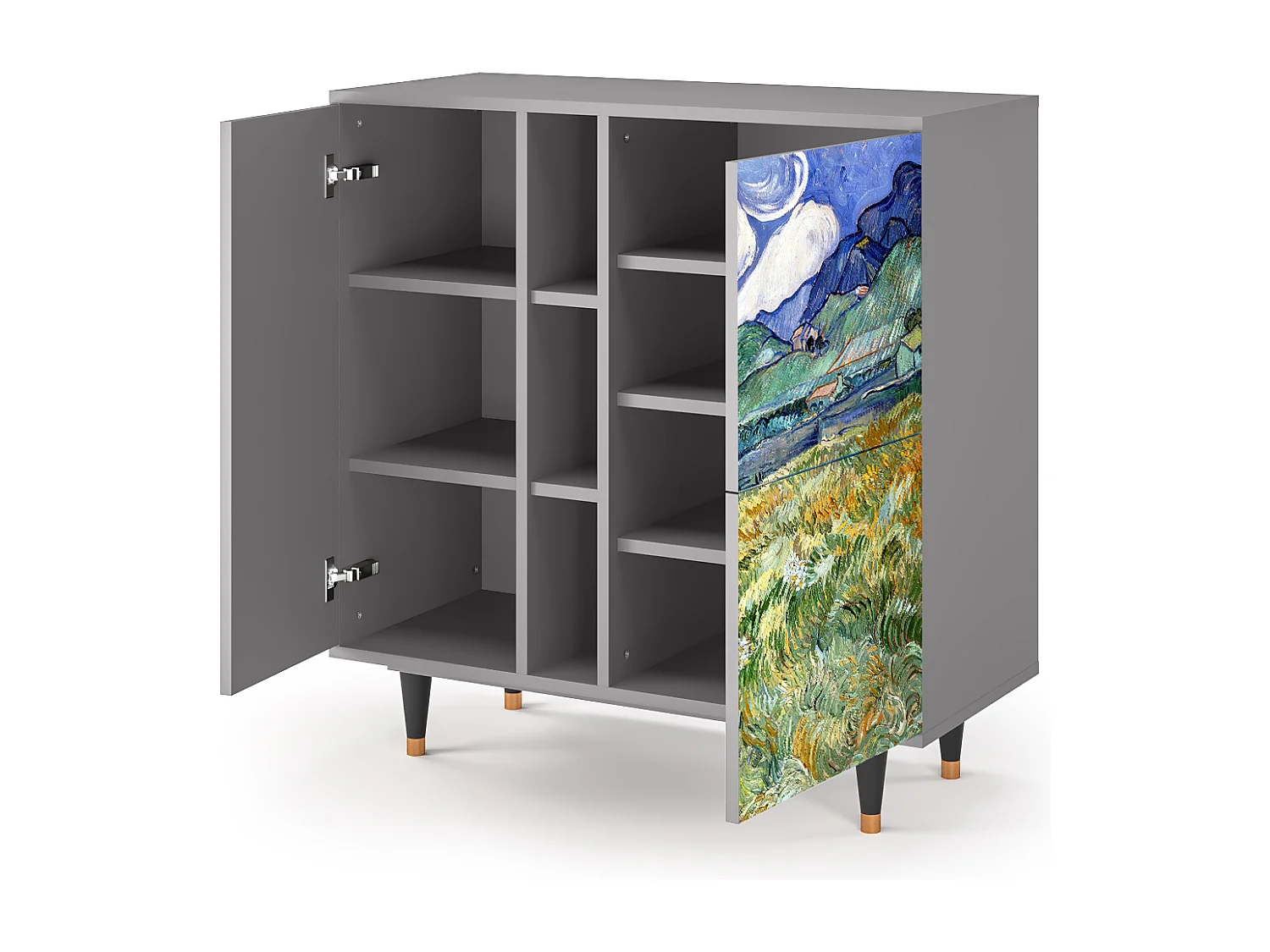 Dressoir - 94х96х41 cm - BS5 - Landscape, Grijs