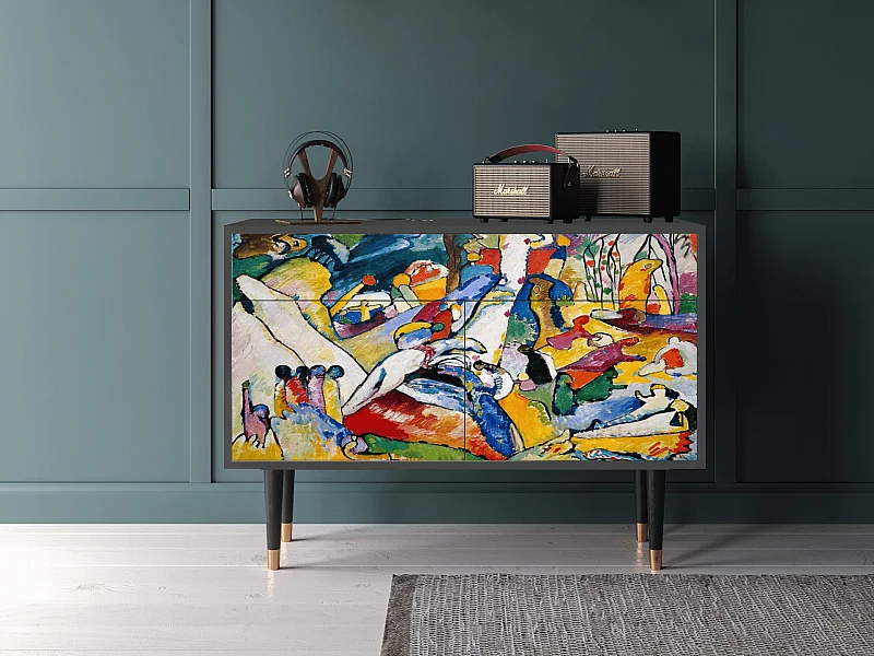 Buffet - 115x85x48 cm - BS4 - Improvisation 26  , Anthracite