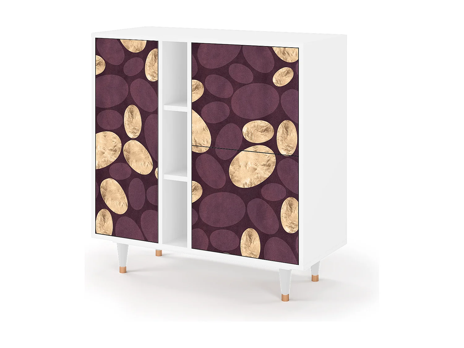 Kredens - 94х96х41 cm - BS5 - Fine Wine, Biały