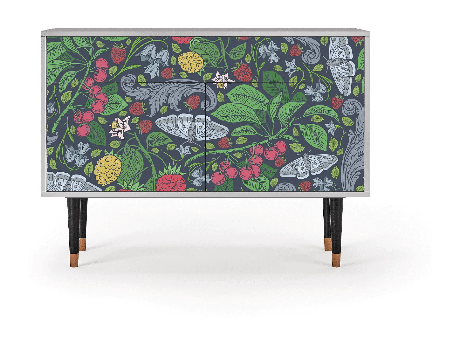 Buffet - 115x85x48 cm - BS4 - Summer Berries, Gris