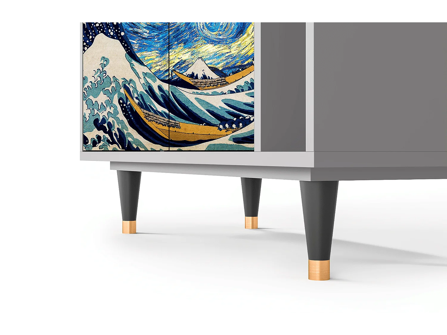 Dressoir - 96х110х41 cm - BS6 - Great Wave, Grijs