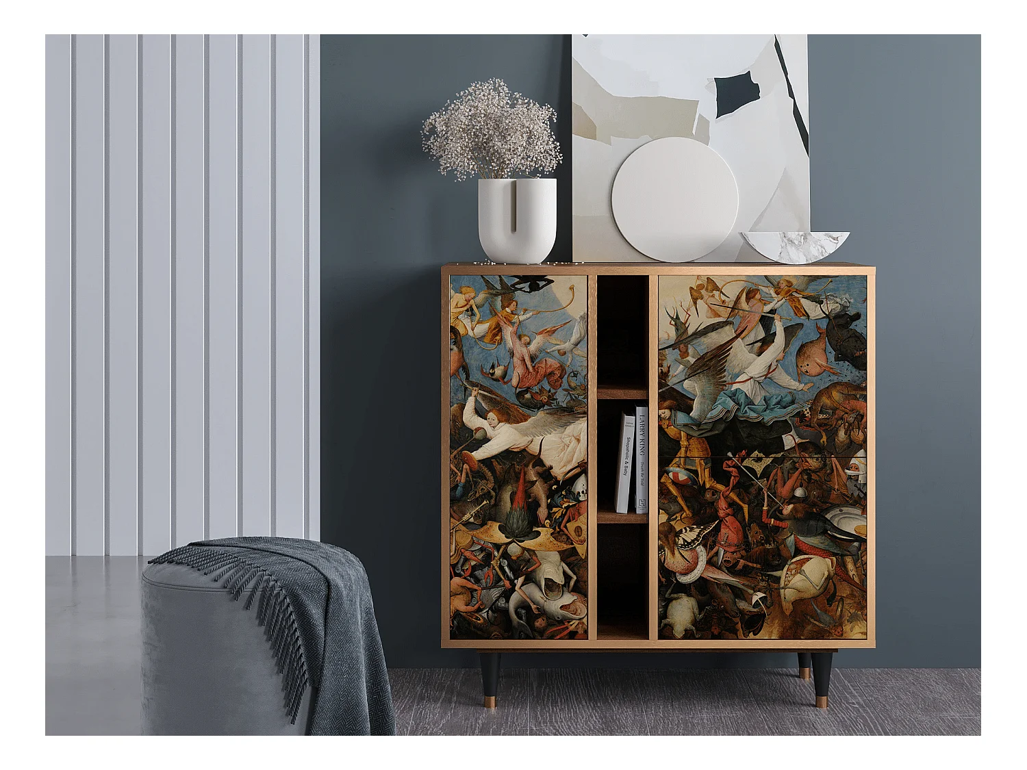 Buffet - 94х96х41 cm - BS5 - The Fall, Noyer