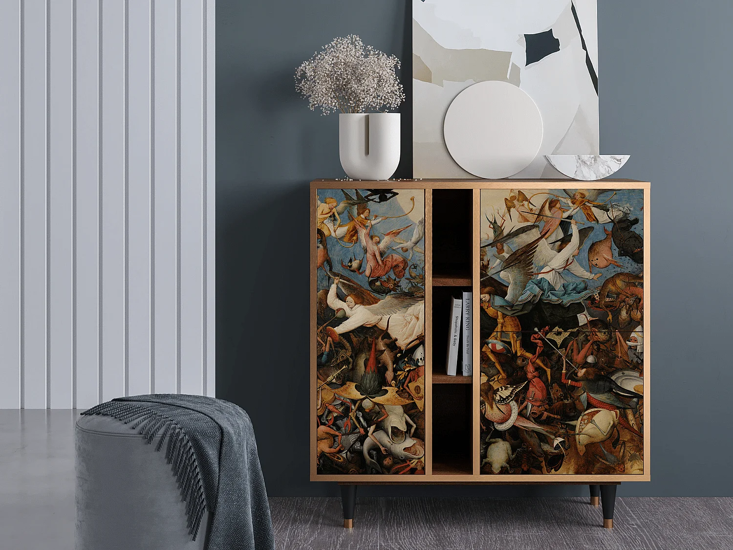 Buffet - 94х96х41 cm - BS5 - The Fall, Noyer