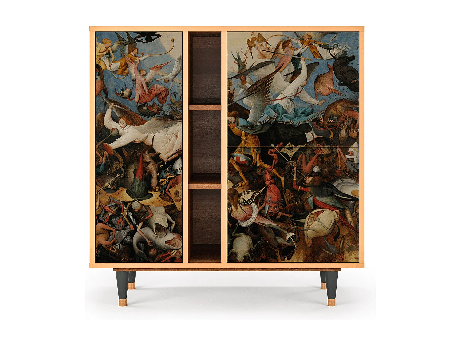 Aparador - 94х96х41 cm - BS5 - The Fall, Nogal