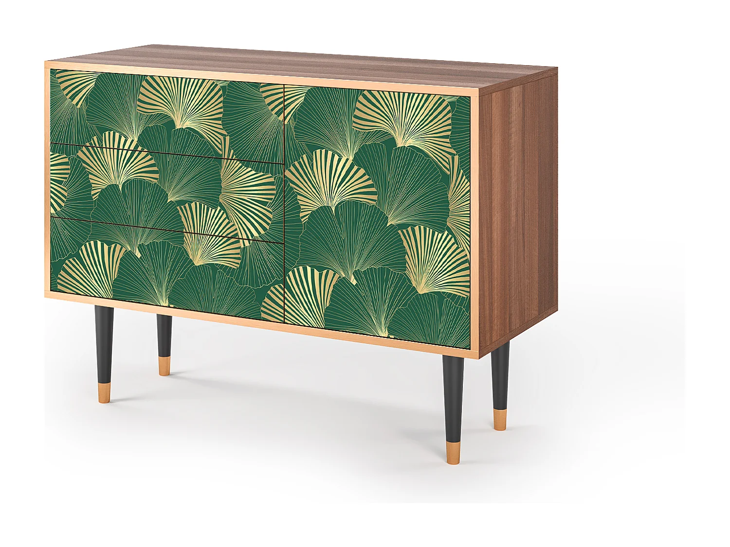 Aparador - 115х84х41 cm - S3 - Gold Ginkgo, Nogueira