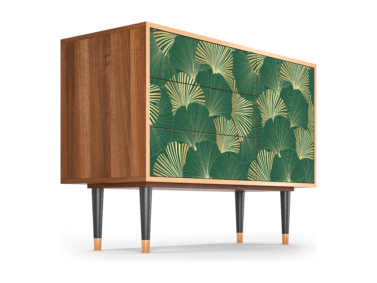 Credenza - 115х84х41 cm - S3 - Gold Ginkgo, Noce