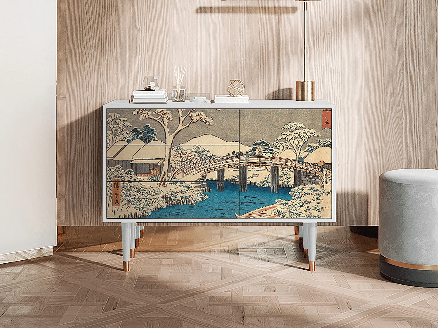Credenza - 115х84х41 cm - S3 - Katabira River, Bianco