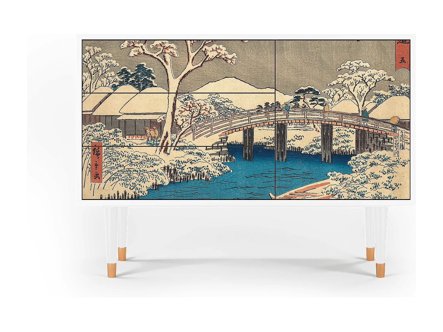 Credenza - 115х84х41 cm - S3 - Katabira River, Bianco