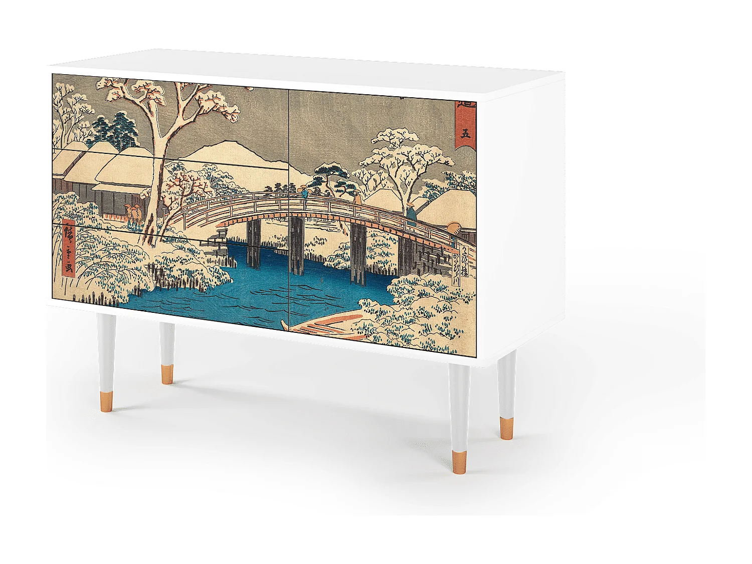 Credenza - 115х84х41 cm - S3 - Katabira River, Bianco