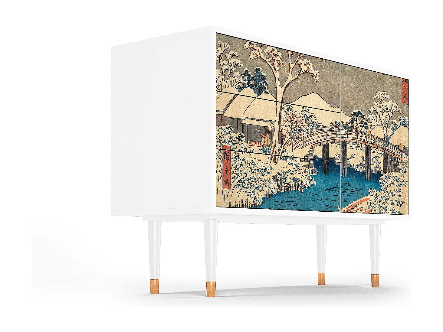 Credenza - 115х84х41 cm - S3 - Katabira River, Bianco