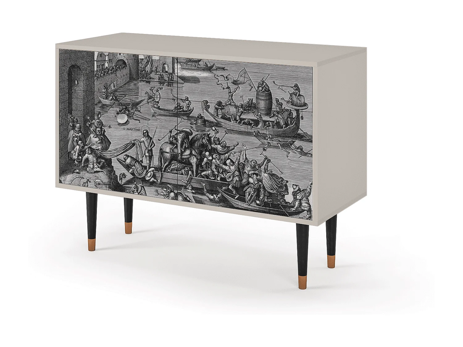 Aparador - 115x85x48 cm - BS4 - Saint Martin, Areia