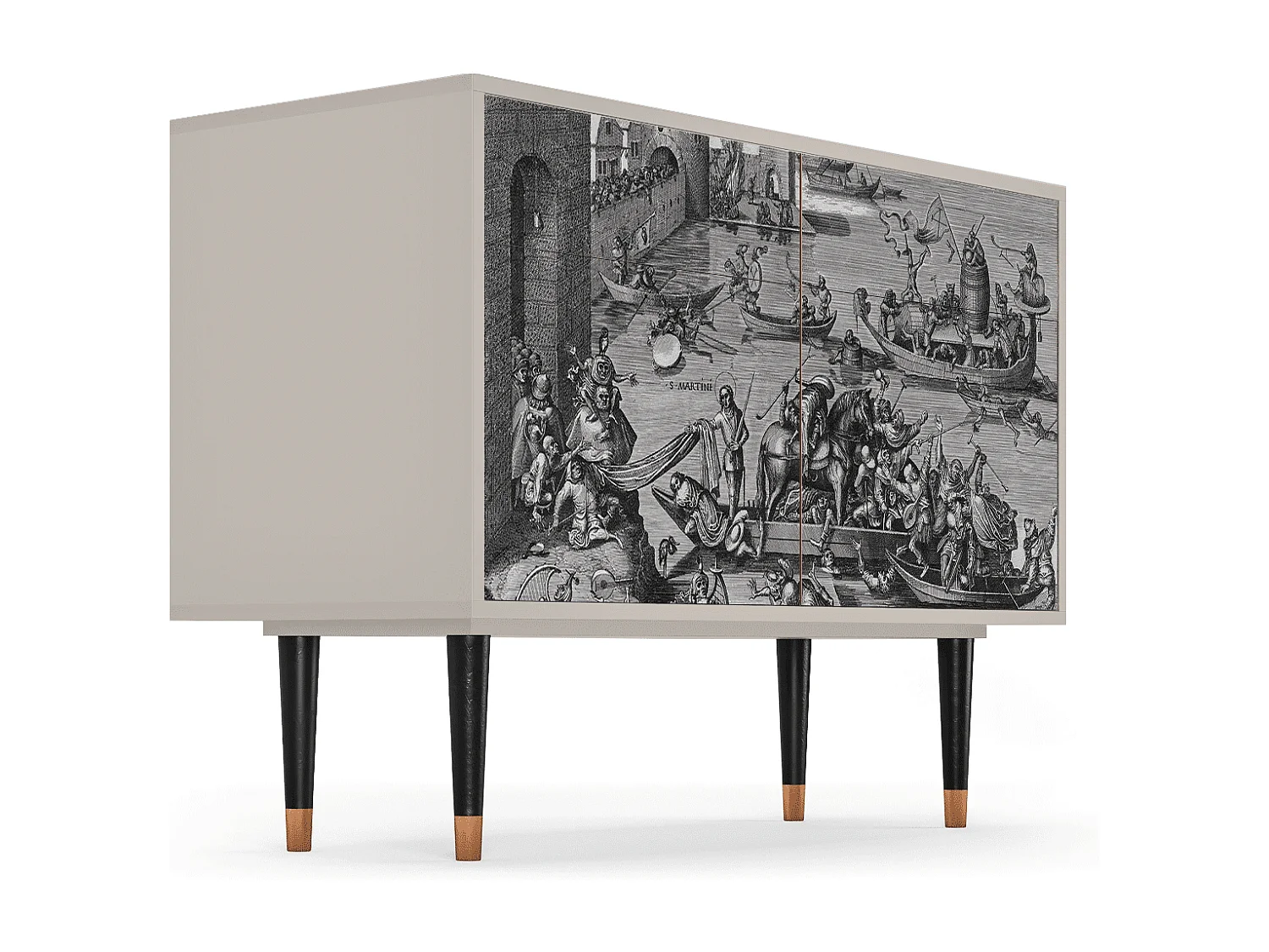 Aparador - 115x85x48 cm - BS4 - Saint Martin, Areia