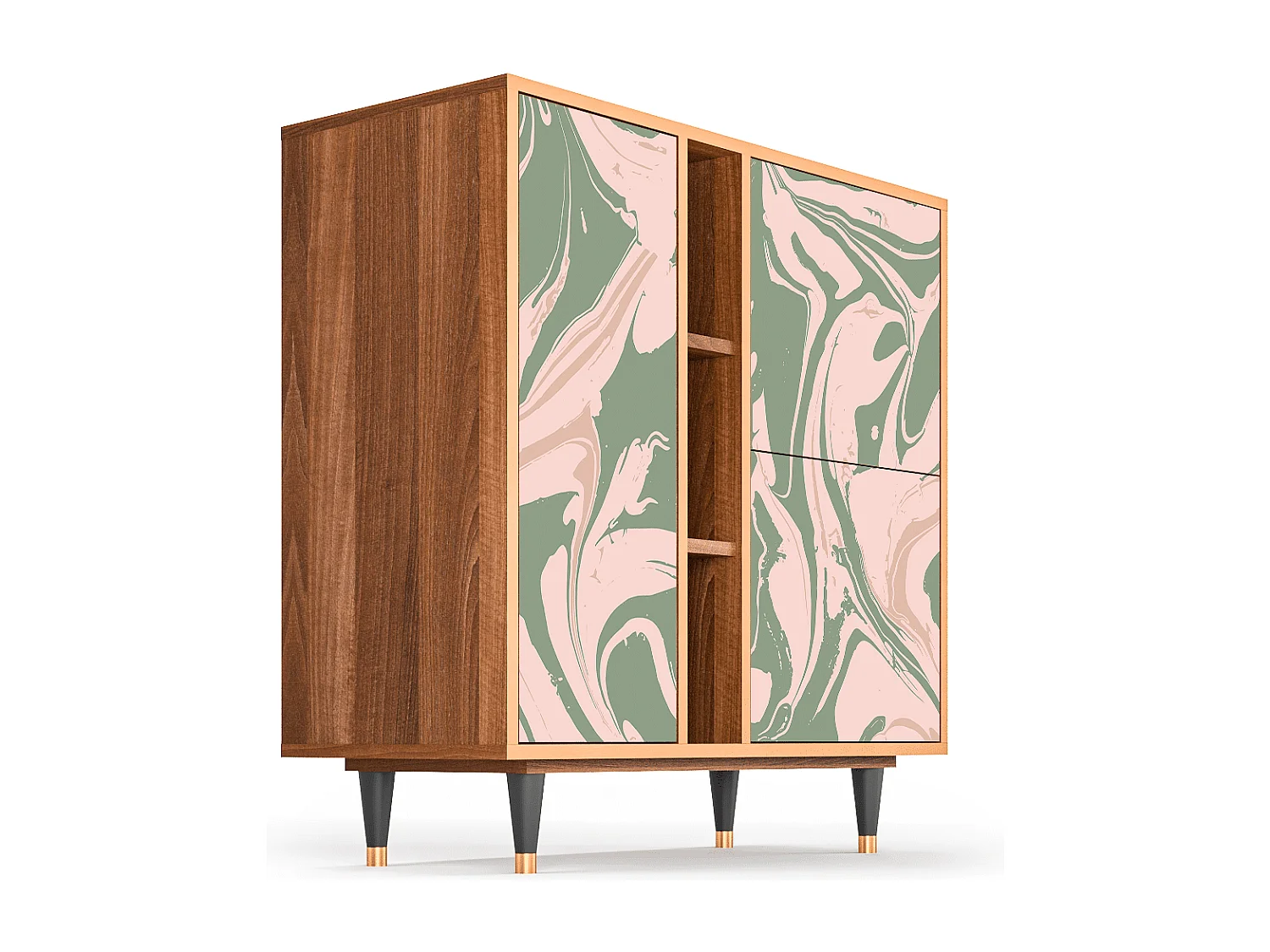 Buffet - 94х96х41 cm - BS5 - Aquarelle, Noyer