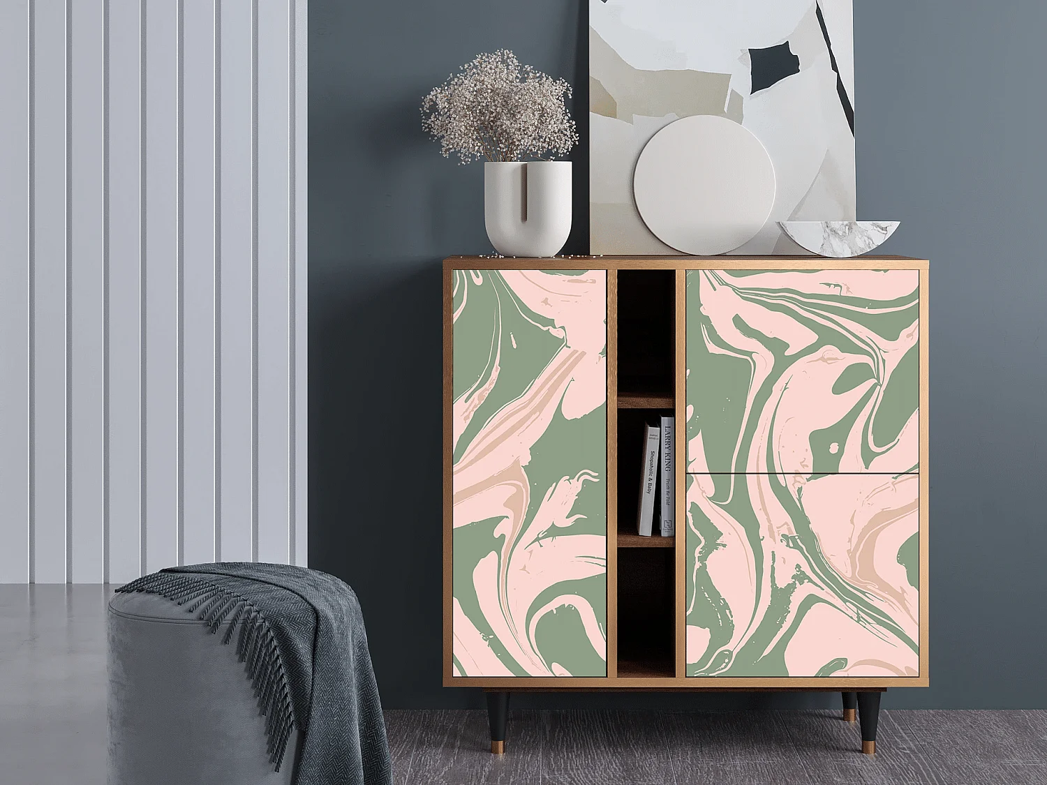 Buffet - 94х96х41 cm - BS5 - Aquarelle, Noyer