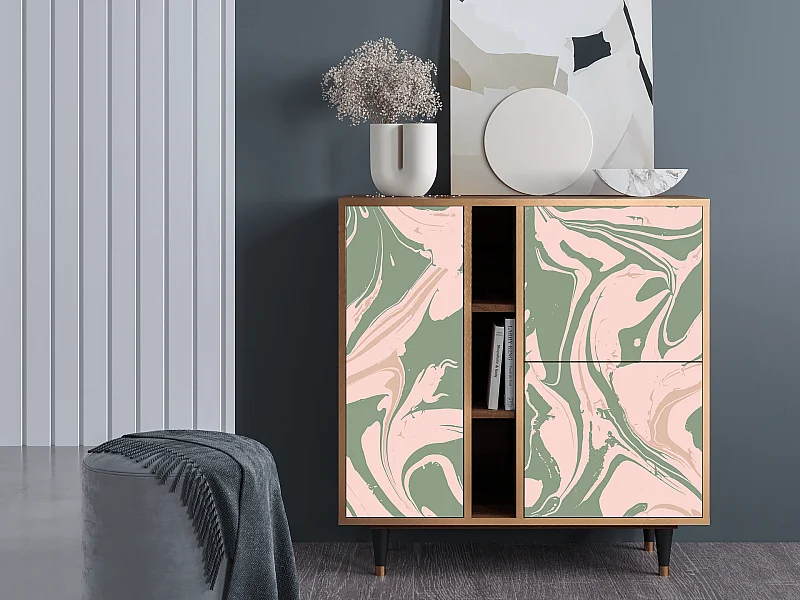 Dressoir - 94х96х41 cm - BS5 - Aquarelle, Walnoot