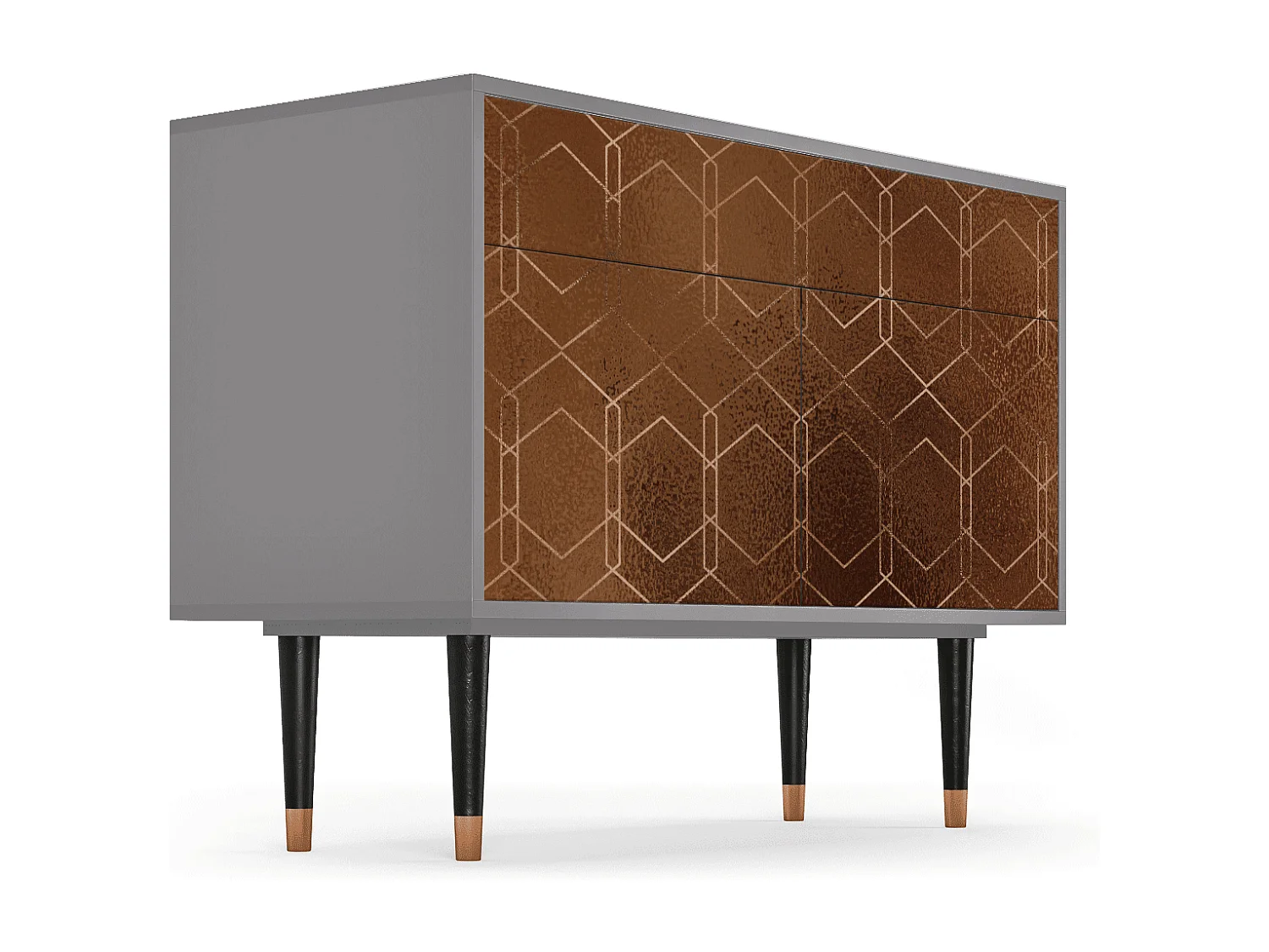 Buffet - 115x85x48 cm - BS4 - Chocolate Bar, Gris