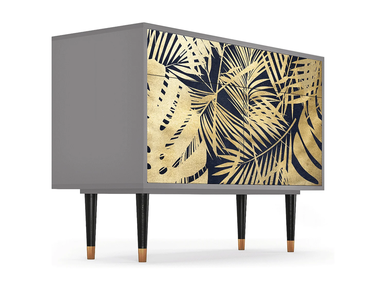 Credenza - 115x85x48 cm - BS4 - Jungle Vibes, Grigio