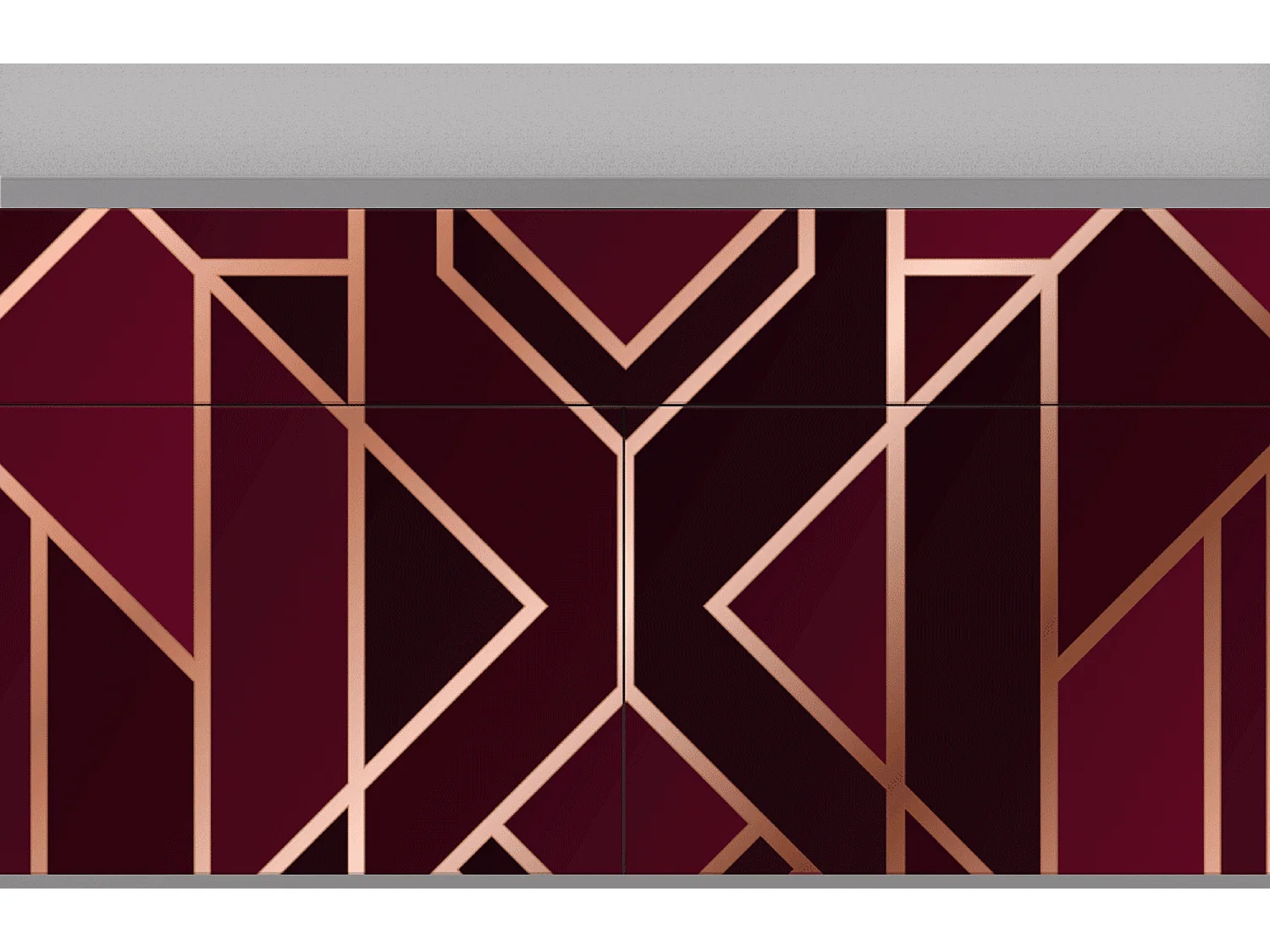 Buffet - 115x85x48 cm - BS4 - Burgundy Jewelery, Gris