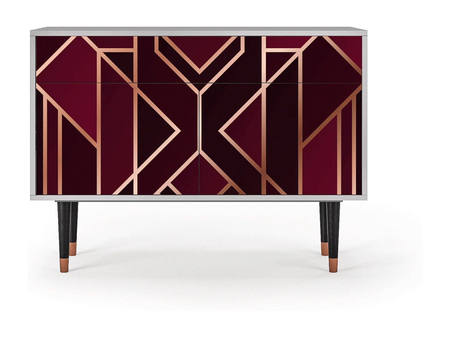 Buffet - 115x85x48 cm - BS4 - Burgundy Jewelery, Gris