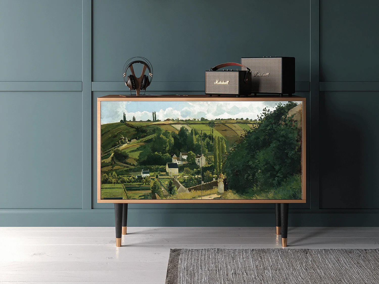 Buffet - 115x85x48 cm - BS4 - Jalais Hill by Pissarro, Noyer