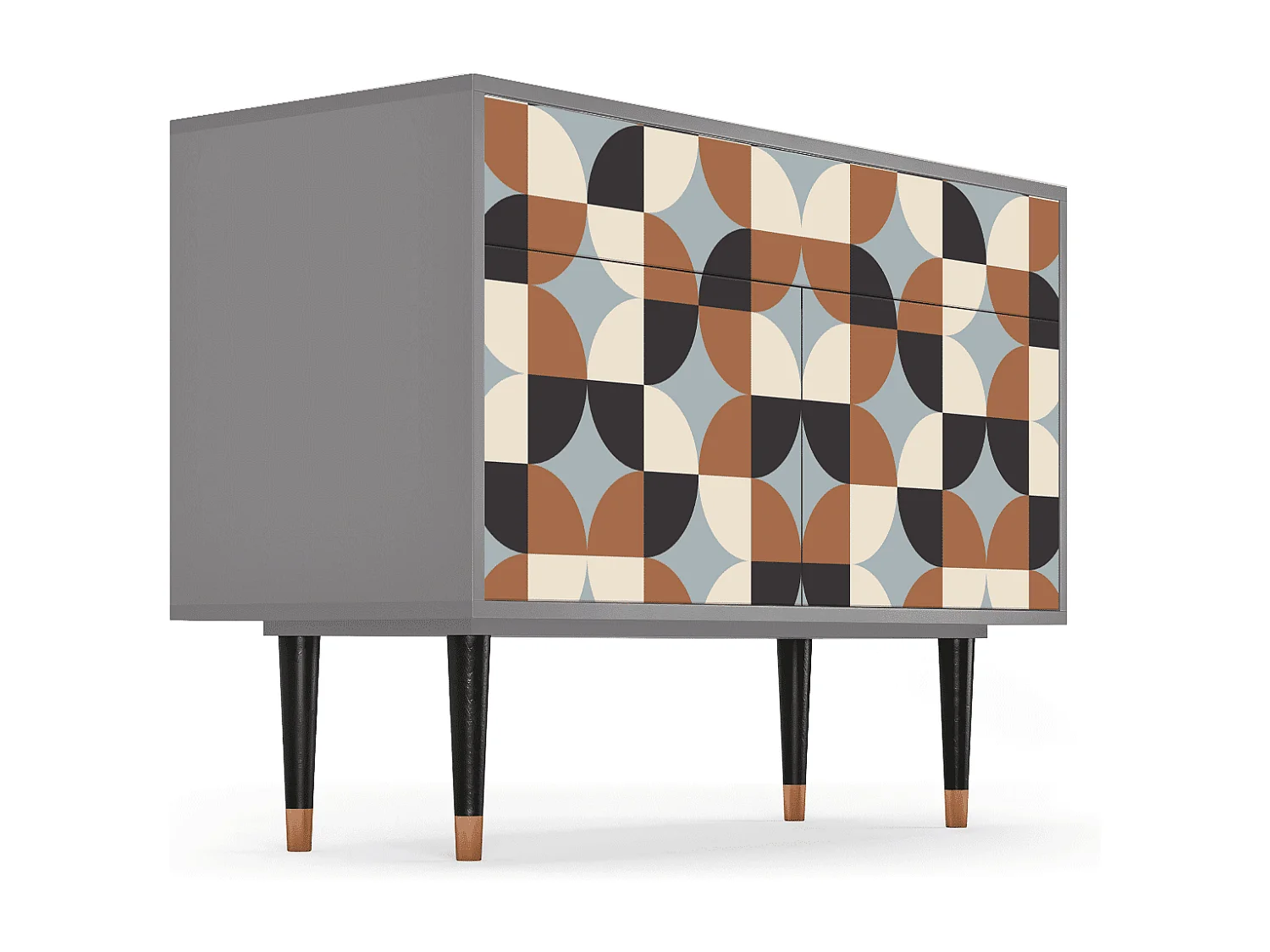 Buffet - 115x85x48 cm - BS4 - Brown Sensation, Gris