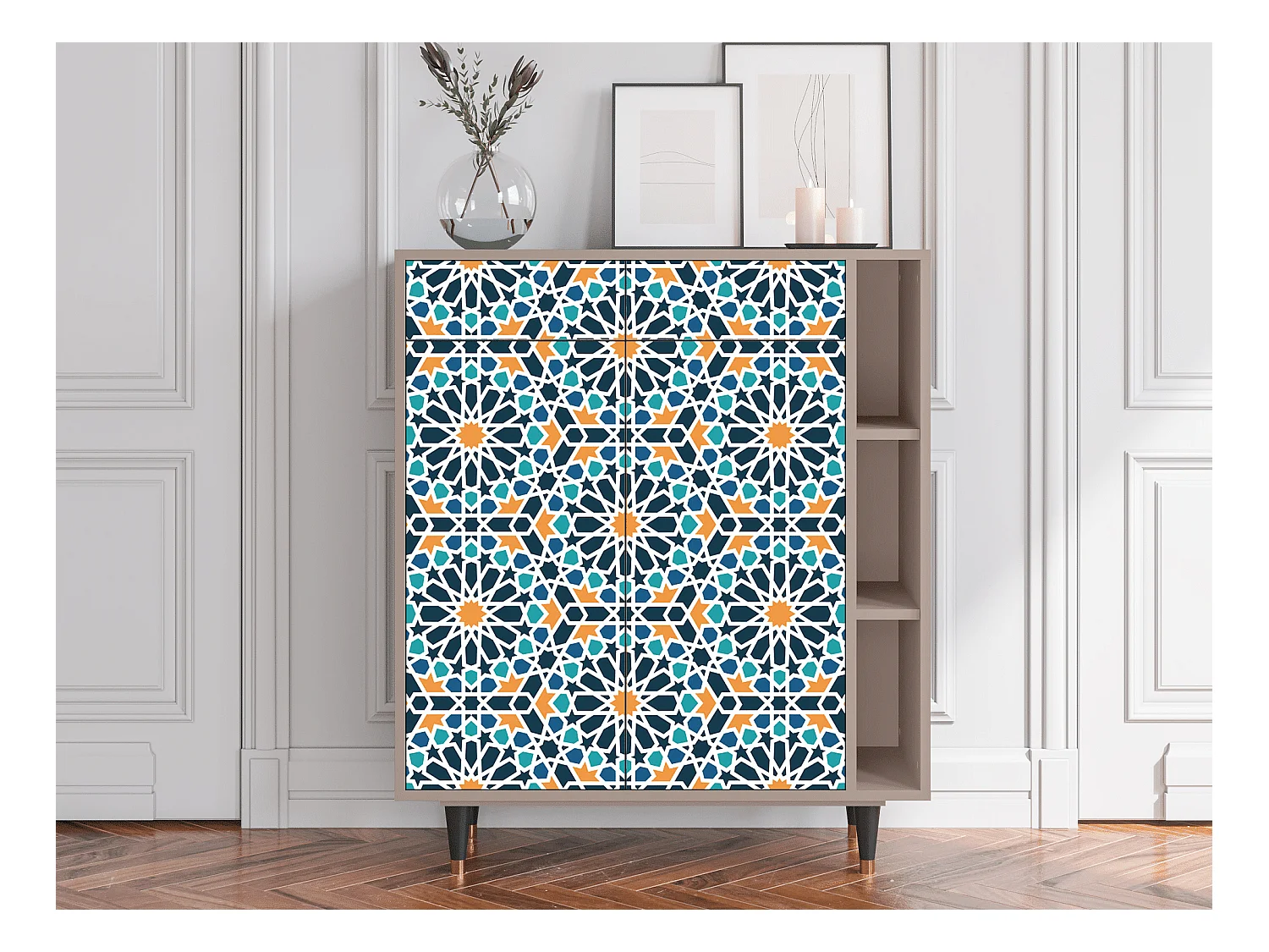 Buffet - 96х110х41 cm - BS6 - Kaleidoscope, Latte