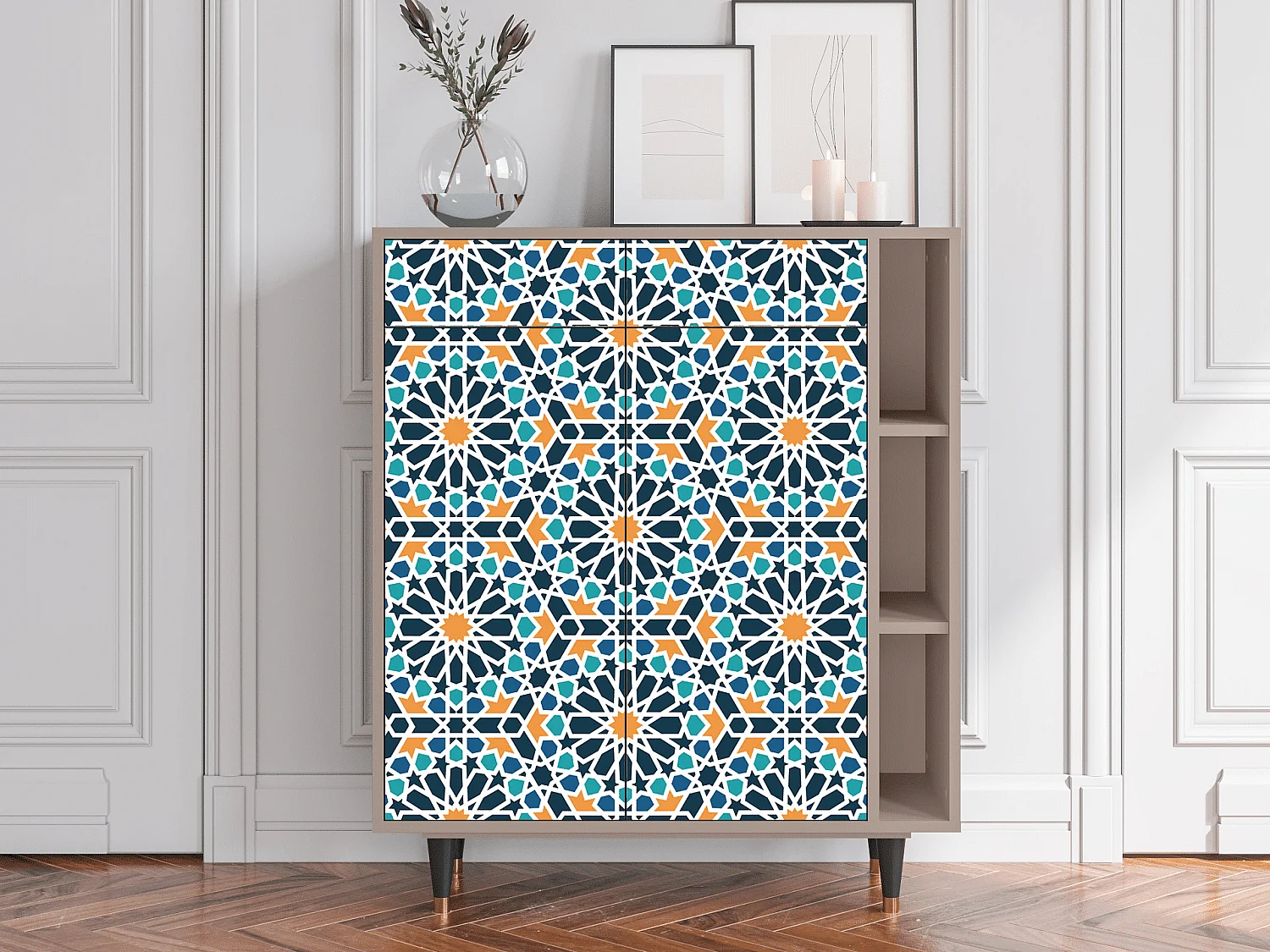 Buffet - 96х110х41 cm - BS6 - Kaleidoscope, Latte