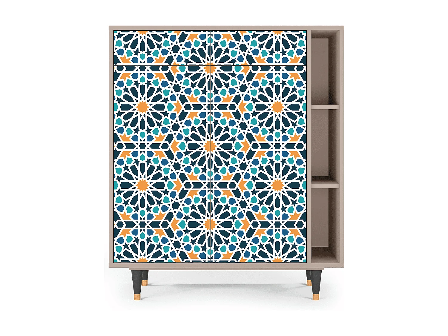 Credenza - 96х110х41 cm - BS6 - Kaleidoscope, Latte
