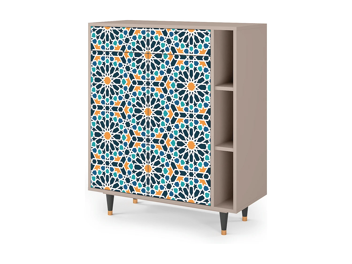 Credenza - 96х110х41 cm - BS6 - Kaleidoscope, Latte