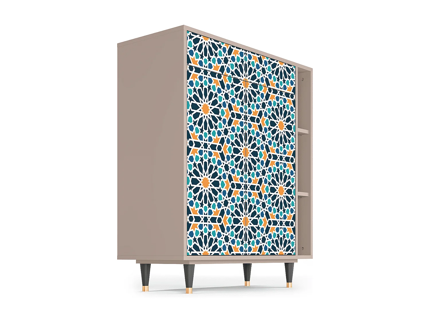 Credenza - 96х110х41 cm - BS6 - Kaleidoscope, Latte