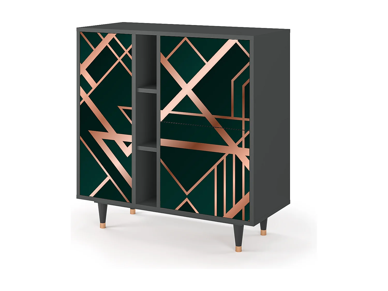 Credenza - 94х96х41 cm - BS5 - Emerald Gatsby, Antracite