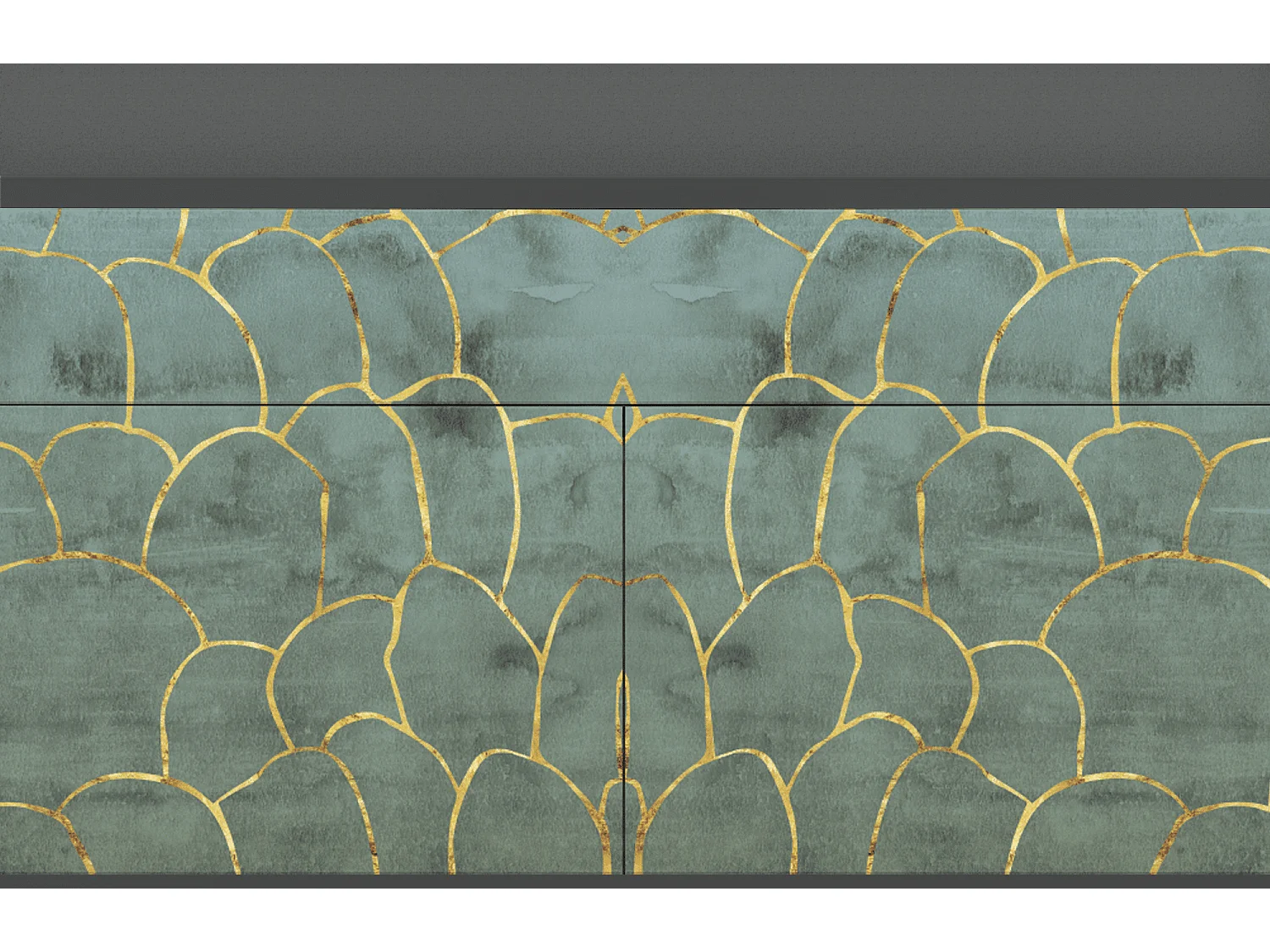 Buffet - 115x85x48 cm - BS4 - Magnificent Water Lily, Anthracite
