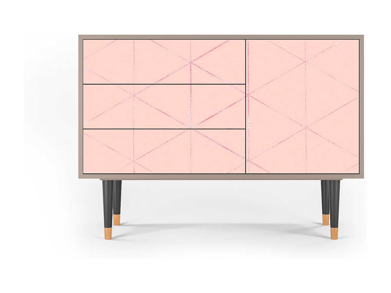 Aparador - 115х84х41 cm - S3 - Rose Quartz, Arena