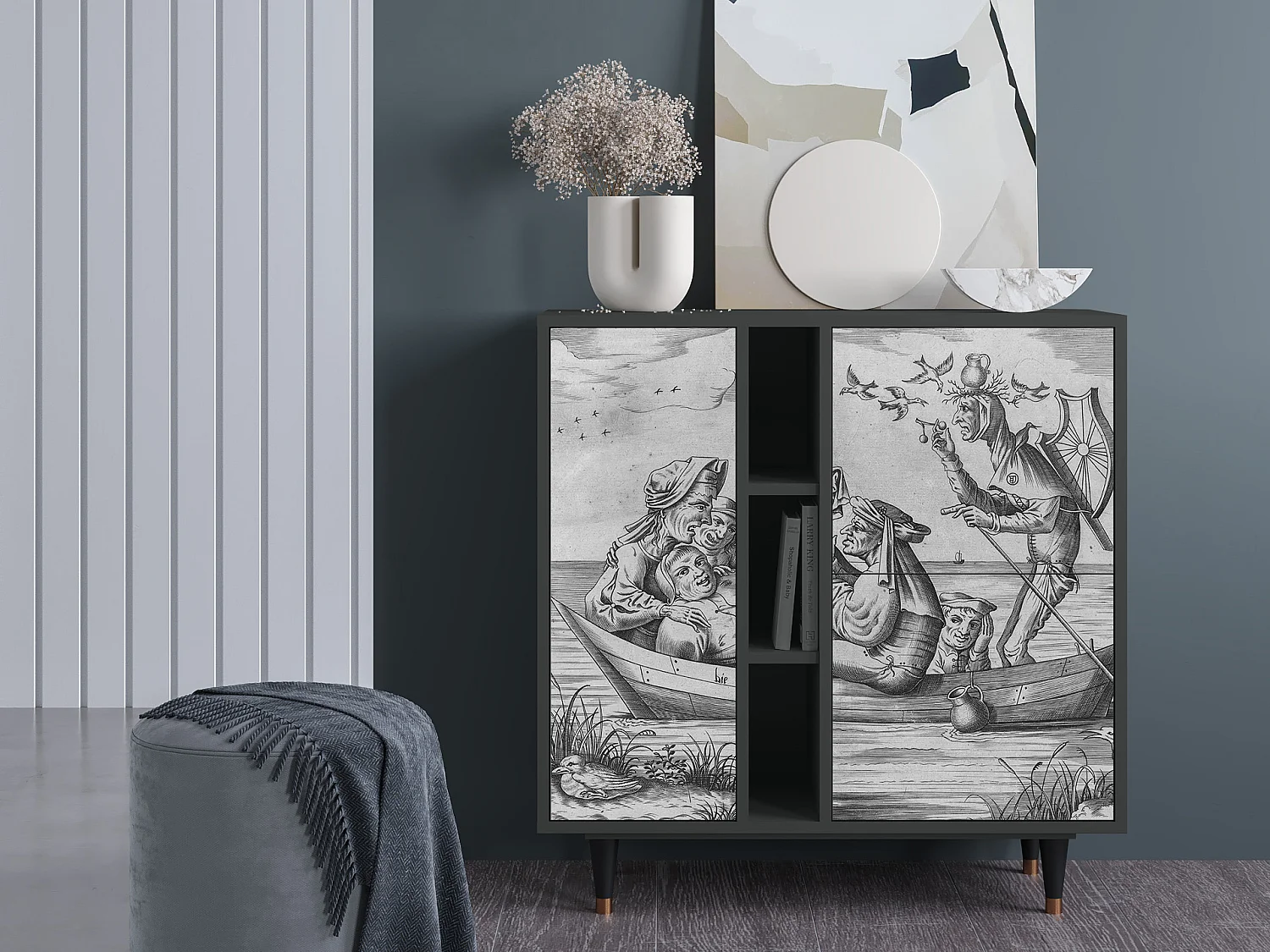 Buffet - 94х96х41 cm - BS5 - Blau Schuyte, Anthracite