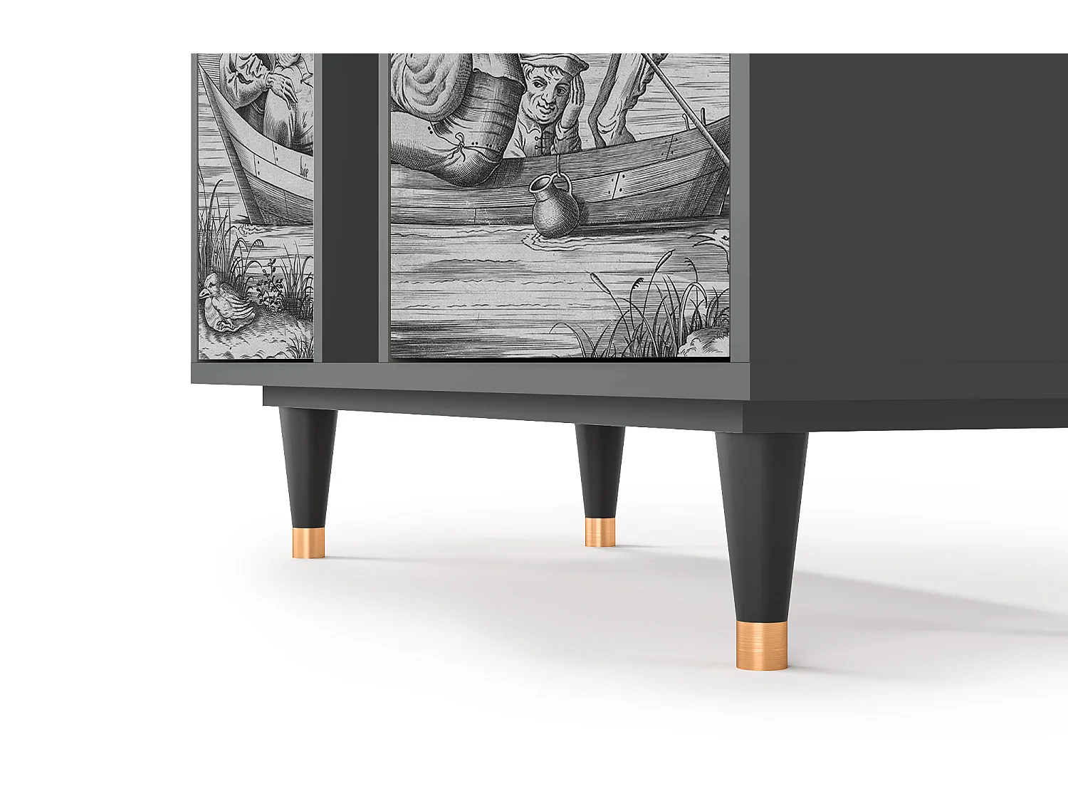 Buffet - 94х96х41 cm - BS5 - Blau Schuyte, Anthracite