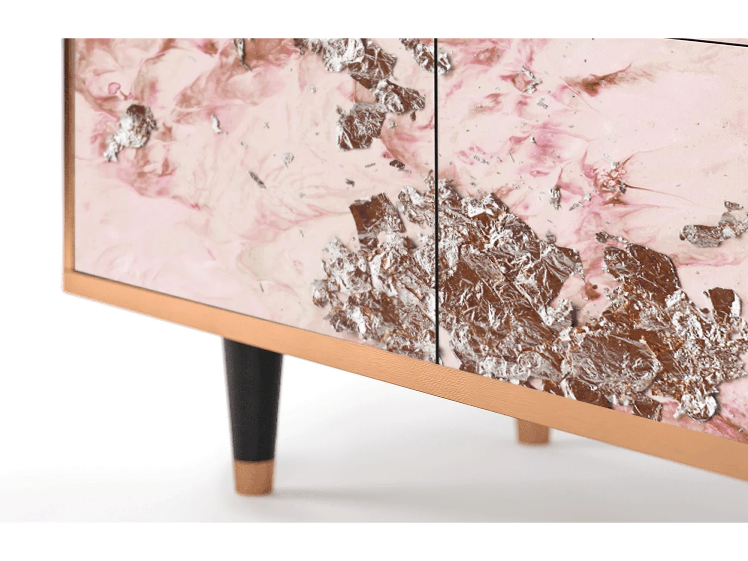 Kredens - 94x96x48 cm - BS3 - Cotton Candy, Orzech